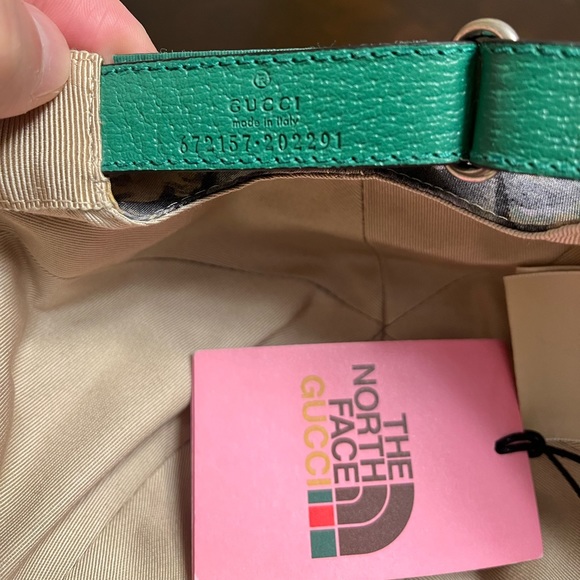 New Authentic Gucci North Face Logo Baseball Hat Size S - Picture 13 of 15